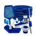 Kit Limpeza Piscina Fibra Vinil Acessorios Aspirador Peneira