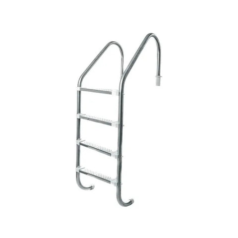 Escada Inox Antiderrapante 4 Degraus Para Piscinas