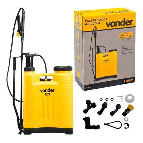 Vonder PC020 Bomba Costal Pulverizador Agricola Manual 20 Litros