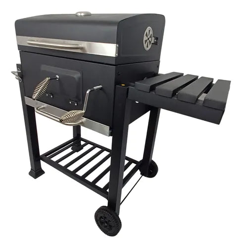 Churrasqueira Torino Premium  - A Carvão Americana A Bafo Cinza-escuro