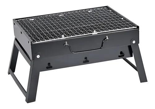 Idea mini churrasqueira maleta pratica carvão dobrável portátil