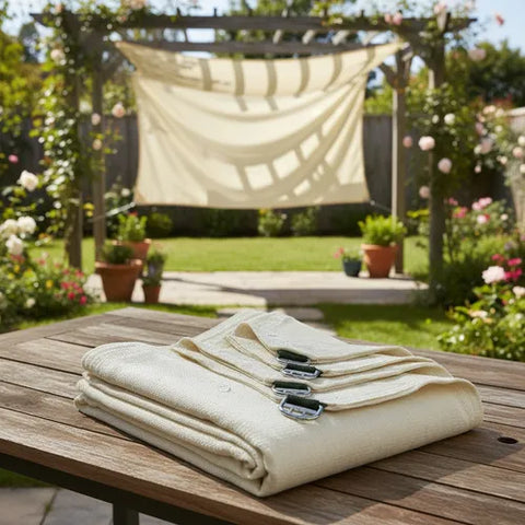 Lona Tela Toldo Sombrite 90% Sombra Garagem Jardim 4x3 Areia