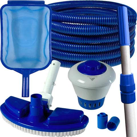 Kit Acessórios Limpeza Piscina Intex Mor Inflável Cabo 1,60m