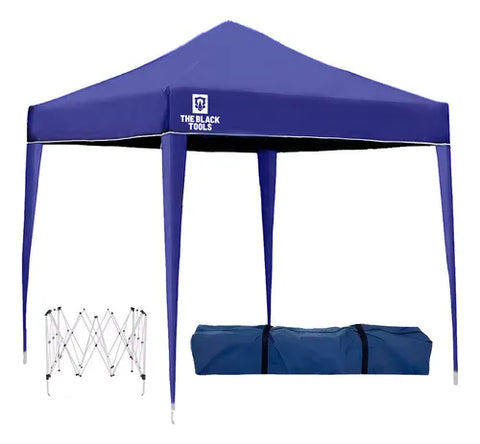 Tenda Gazebo Dobrável 2x2m The Black Tools Praia Jardim Uv