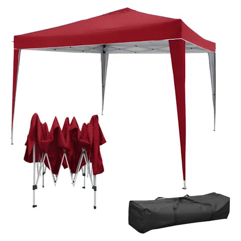 Gazebo dobrável Yayo Tenda Gazebo 3x3 3m x 3m x 2,5m - vermelho